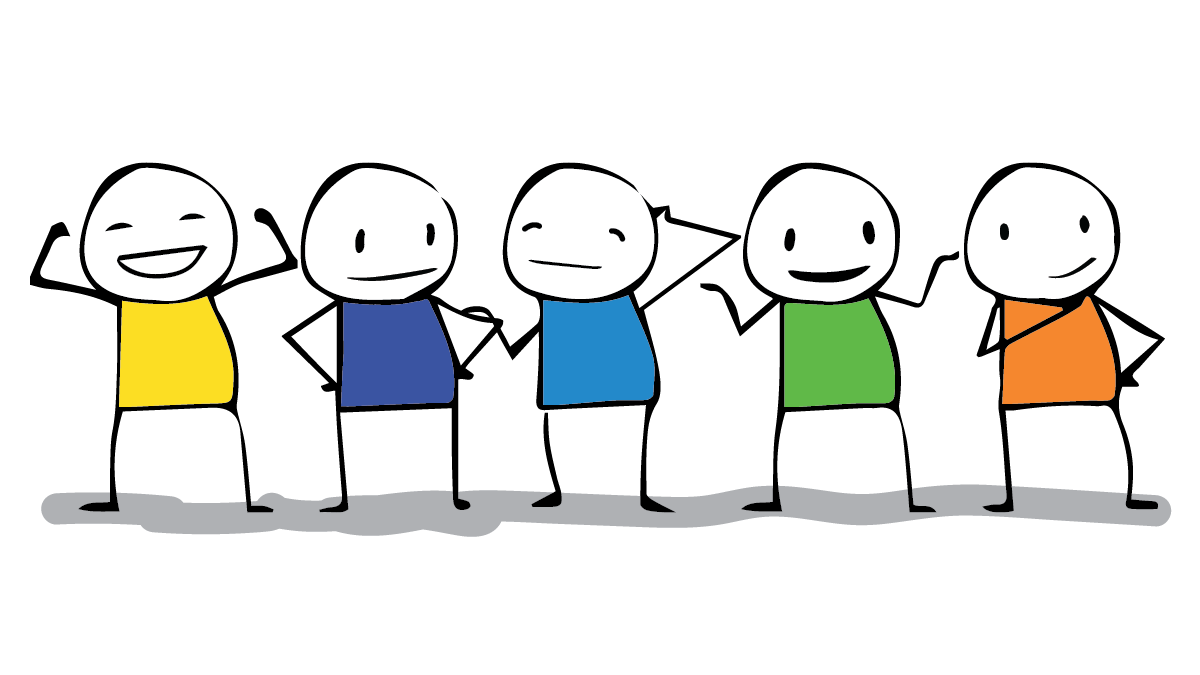 Stick people decoration